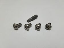 Audi Security Anti Theft Luxury Auto License Plate Screws Stainless Steel Bolts