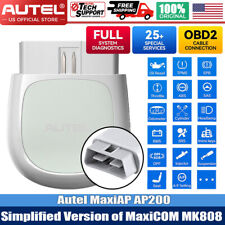 2023 Autel Ap200 Bluetooth Obd2 Scanner Code Reader Full Systems Car Diagnostic