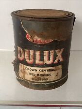 Vintage Automotive Paint Dupont Dulux Crown Central Red Orange 81-24663