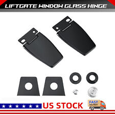 Pair Rear Liftgate Hinge Side Hardtop Window Glass For 1987-2006 Jeep Wrangler