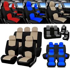 For Volkswagen Car 5 Seat Covers Full Set Front Rear Cloth Cushion Protector Pad