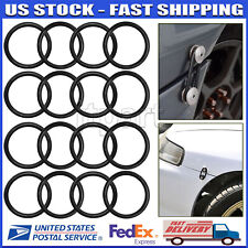 16pcs Bumper Fender Quick Release Fasteners Replacement Rubber Bands O-rings