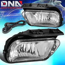For 03-06 Silverado Gm Gmt800 Chrome Clear Oe Bumper Fog Light Lampswitch Kit