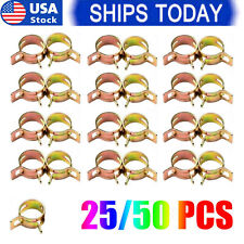 2550pcs 12mm 14 Fuel Line Clamps For 12hose Universal Spring Action Clamps