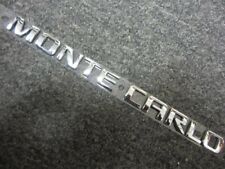 Oem Gm 10340236 Chevy Monte Carlo Trunk Rear Emblem Name Plate Badge Sign