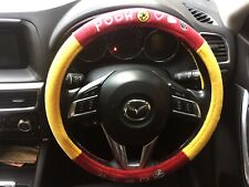 Winnie The Pooh Disney Car Truck Fabric Steering Wheel Cover Redyellow