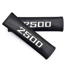 2x For Ram 2500 Pickup White Letter Embroidered Seat Belt Shoulder Pad Covers