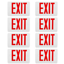 Exit Sign With Emergency Lights Redexit Sign With Emergency120-277v Ul 94v-0