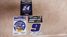 Lot Of 3 Chase Elliott 9 Napa Car 2022 Wincraft 3 Round Decal Sticker Others