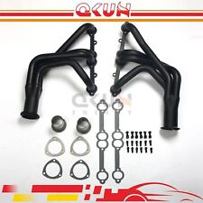 For Small Block Chevrolet Edate1-58 X 3 In Black Paint Long Tube Headers