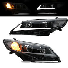 Vland Drl Projector Headlights For 2012-2014 Toyota Camry Led Front Lamps Lhrh