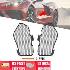 For Corvette Z51 C8 2020-2023 Side Intake Mesh Grille Insert Guard Cnc Aluminum