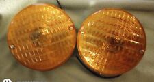 2 Vintage Amber Auto Light Lamp Signal Kd 756 Ist-72