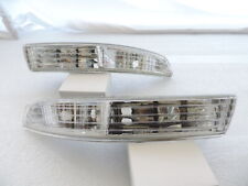 For 94 95 96 97 Acura Integra Clear Bumper Lights Parking Turn Signal Lamps Pair