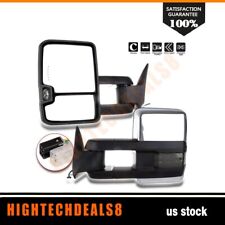 Pair Power Tow Mirrors For 92-99 Chevy Suburban 88-98 Chevy Gmc Ck 1500 2500