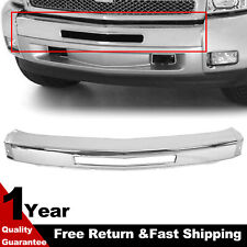 Chrome Steel Front Bumper Impact Face Bar For 2007-2013 Chevy Silverado 1500