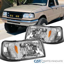 Fits 1993-1997 Ford Ranger 1pc Style Clear Headlightscorner Signal Lamps Lr
