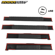 Fit For 2009-2014 Ford F-150 Crew Cab Pickup Rocker Panel Protector Guard Covers
