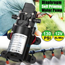 12v Water Pump 130psi Self Priming Pump Diaphragm High Pressure Spraying Rv