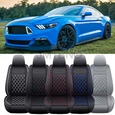 5-seats Car Seat Cover Front Rear Cushion Full Set For Ford Mustang 2000-2021
