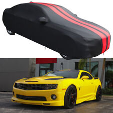 Satin Stretch Indoor Car Cover Dustproof Scratch Protect For Chevrolet Camaro Ss