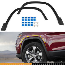 Left Right Front Fenders Flare Wheel Molding For Jeep Cherokee 2019-2022