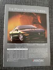1994 Pontiac Firebird Formula Ad The Power To Change Minds