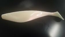 9 Inch Shad Paddle Tail - White