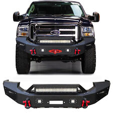 Front Bumper Wwinch Led D-rings For 2005-2007 Ford F-250 F-350 Super Duty
