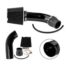 3 Universal Blk Cold Air Intake Filter Alumimum Induction Kit Pipe Hose System