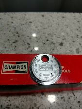 New Champion Spark Plug Nos Ct-481 Gap Tool Made In The Usa Free Shipping
