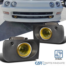 Fits 94-97 Acura Integra Yellow Fog Lights Front Driving Lampsswitchwiring Kit
