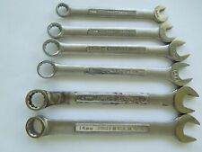 Lot Of 6 Vintage Craftsman Va Series Open Closed Ended Wrenches Metric