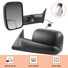 Left Right Side Power Heated Tow Mirrors For 98-01 Dodge Ram 1500 2500 3500