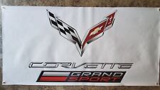 Big Vinyl Banner Corvette C7 Grand Sport Sign Poster Racing 4x2