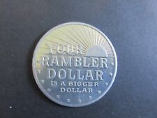 Vintage Amc Rambler Car Aluminum Coin Token