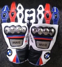 Bmw Motorrad Motorcycle Leather Racing Gloves Motorbike Riding Gloves All Sizes