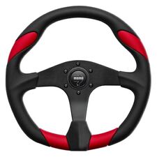 Momo For Quark Steering Wheel 350 Mm - Black Polyblack Spokes