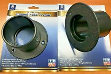 Rigging Flange Black Pair Fits 2id Rigging Hose Boat Fits Many Outboard Engines