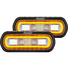 Rigid Industries Sr-l Series Surface Mount Led Spreader W Amber Halo - Pair