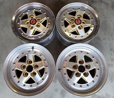 Gotti Wheels Rims 15 16 Inch 5x112 2-pc Gold Polished Set