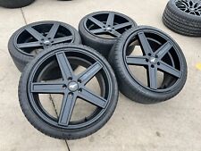 20x8.5 20x9 Giovanna Ford Mustang Gt Black Wheels Rims Tires 5x4.5 5x114.3