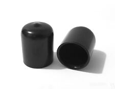 0.750 34 Black Vinyl Rubber Flexible Round Tube Tubing Pipe End Cover Caps