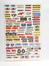 Sheet Of Vintage Motocrossbmx Bikes Stickers Factory Effex - Fx.