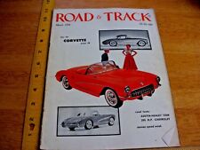 1956 Corvette Convertible Austin Healey 100 M 205 Hp Chevy Road Track Magazine
