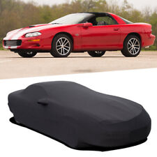 For Chevrolet Camaro 1993-2002 Car Covers Indoor Stretch Dust-proof Custom Black