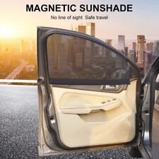 4pcs Magnetic Car Window Sun Shade Uv Protection Frontrear Side Window Curtain