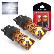 Lasfit 3156 3157 4157 Led Backup Reverse Light Bulbs 6000k Xenon White Bright 2x