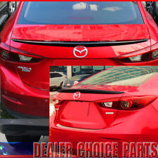 2014 2015 2016 2017 2018 2019 Mazda 3 4dr Factory Style Spoiler Wing Gloss Black