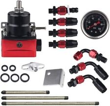 Adjustable Fuel Pressure Regulator Kit Oil 0-100psi Gauge-6an 6an Fit Efi System